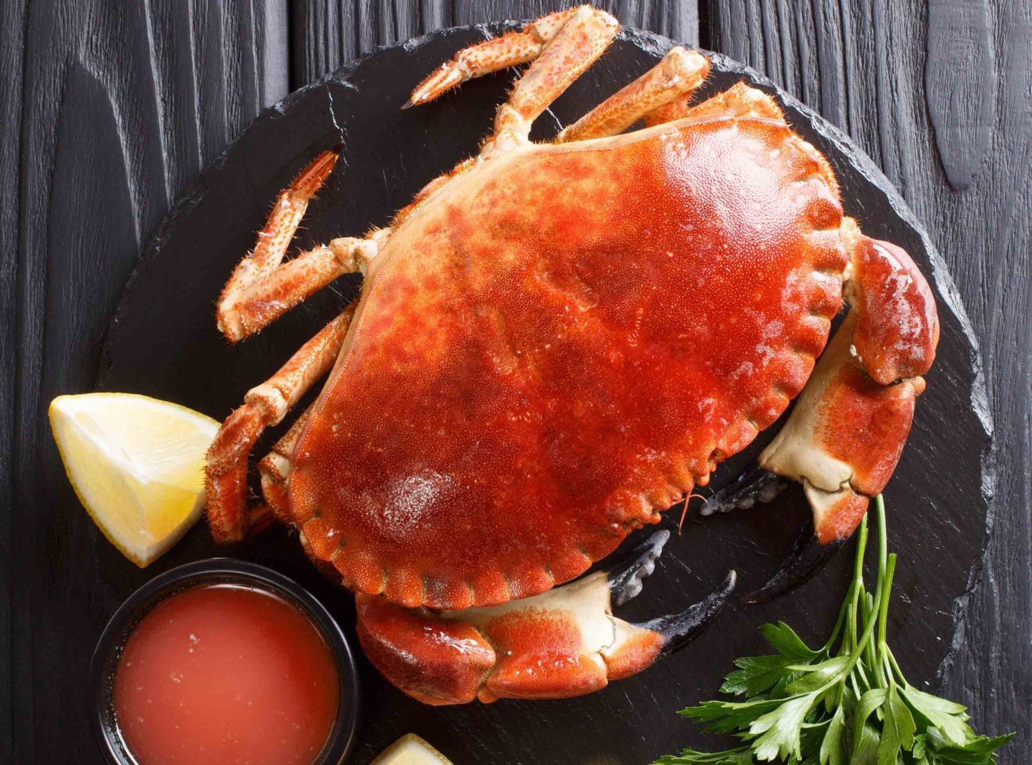 Cooked Brown Crab